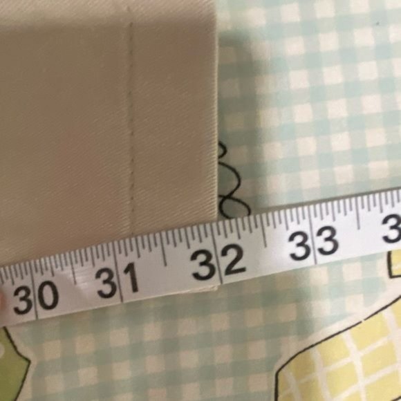 Eddie Bauer men’s casual dress pants ruston fit flat front tan/cream size 33” - Picture 14 of 16